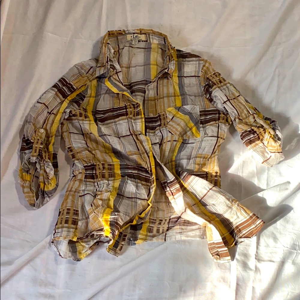 L.E.I. Flannel shirt